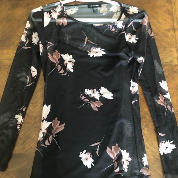 Sheer top with cami - Picture 2 of 2